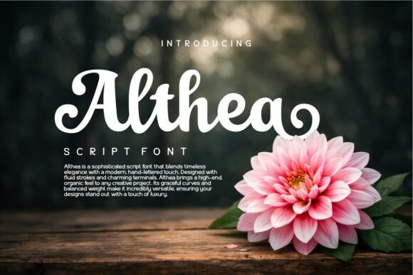 Althea: Elevate Your Visual Design with Elegant Typography