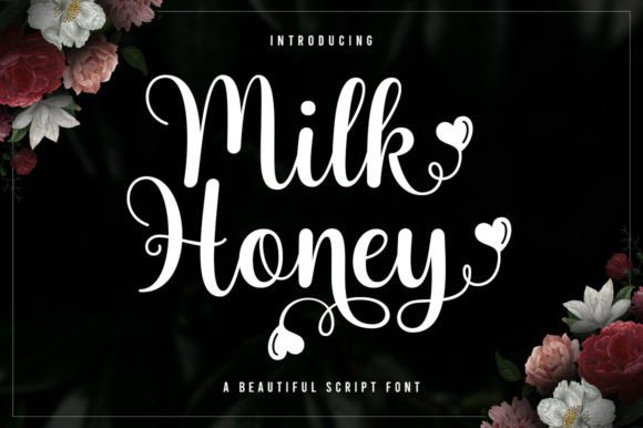 Designing with Heart: The Milk Honey Font