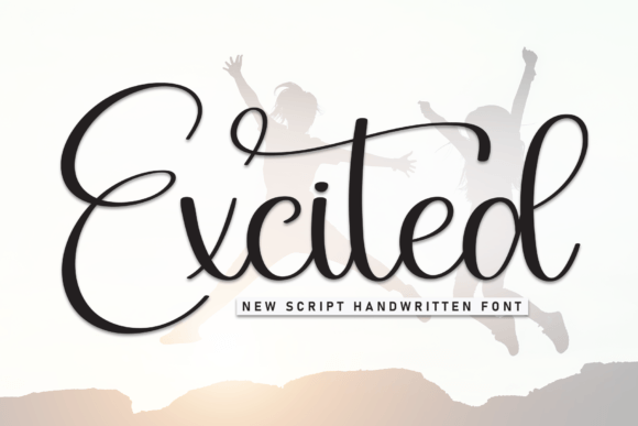 Excited: A Script Font for Elegant Design