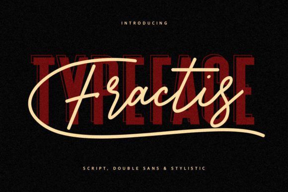 Fractis: A Dynamic Duo Font for Modern Design