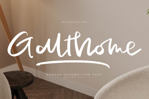 Galthome: Elevating Design with Elegant Script Typography