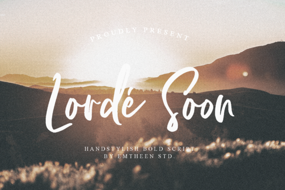 Lorde Soon: The Elegant Script Font for Modern Designers
