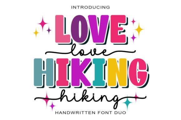 Love Hiking Duo: A Font Pairing for Romantic Design