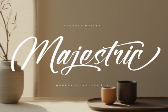 Majestric: Elevating Design with Elegant Script Typography