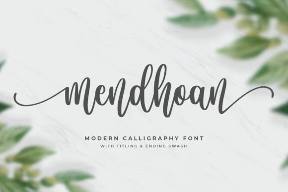 Mendhoan: Elevating Design with Elegant Typography