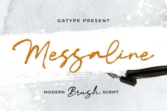 Messaline: A Luxurious Brush Script for Modern Design