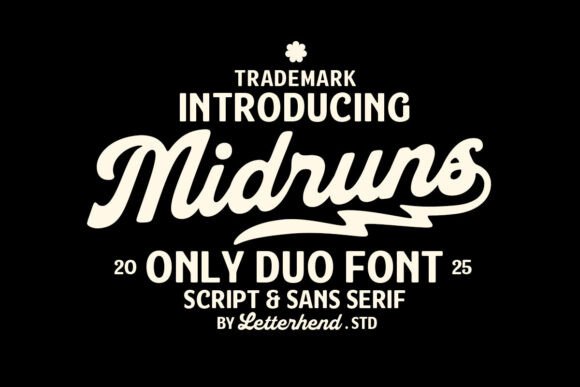 Midruns: The Dynamic Font Duo for Modern Branding