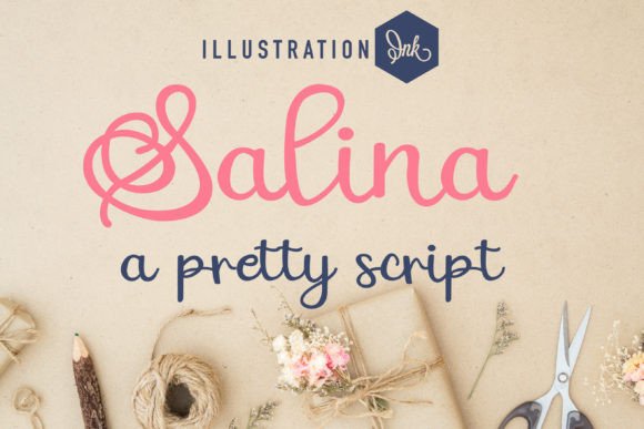 Salina: A Friendly Handwritten Script Font for Modern Design