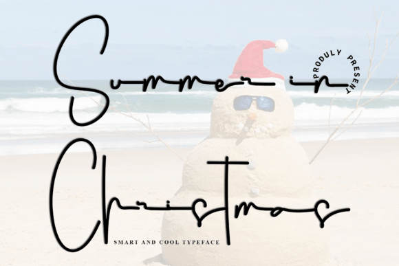 Summer in Christmas: A Font That Blends Seasons