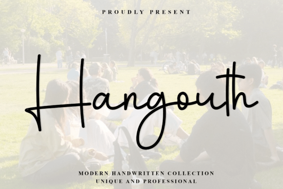 The Elegance of Hangouth: A Modern Script for Sophisticated Design