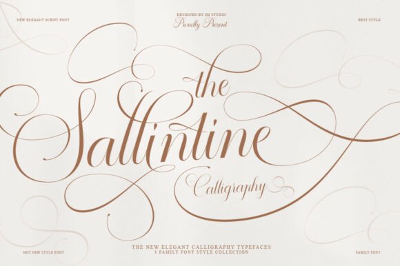 The Sallintine: Luxury Calligraphy for Modern Branding